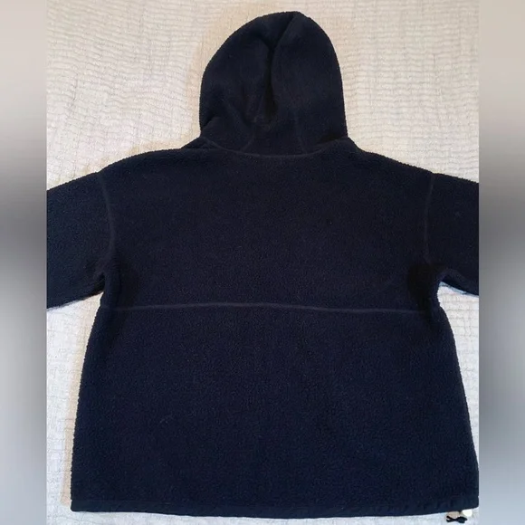 The North Face Women's Black Zip Up Jacket with Hood Size Large Fleece Pockets - Picture 7 of 16